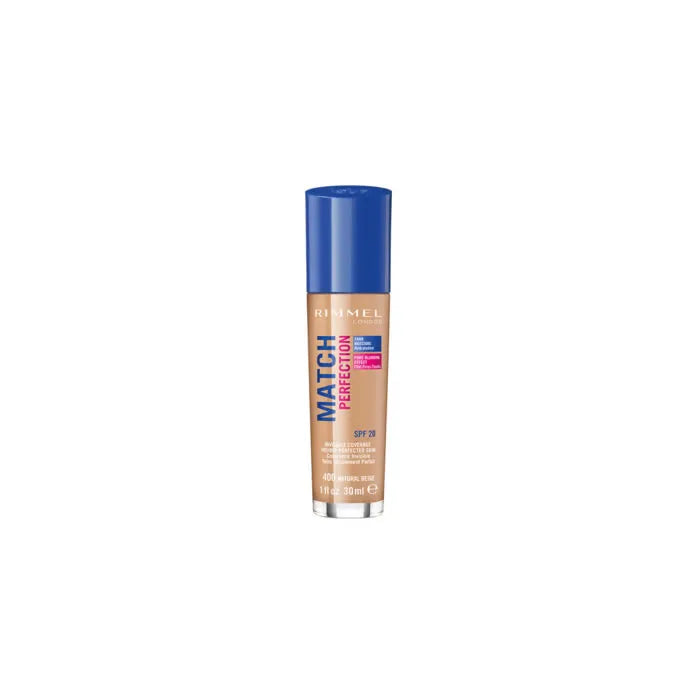 Rimmel Match Perfection Foundation Spf20 400 Natural Beige  