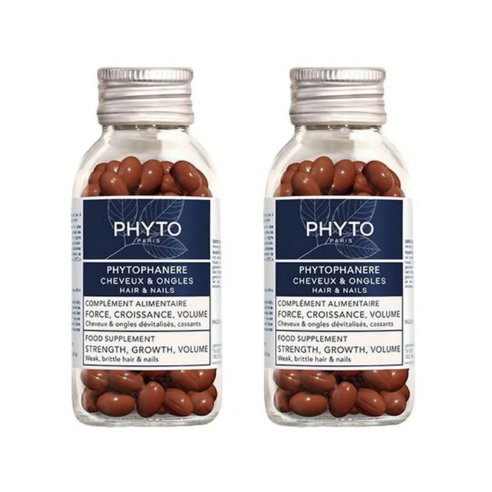 Phyto Paris Phytophanére Hair And Nails 2x120 Capsules 