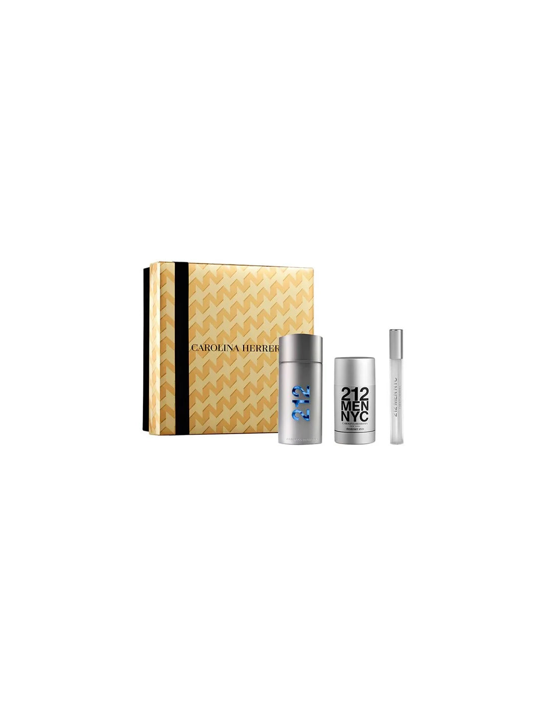 Carolina Herrera Estuche 212 Men Nyc Desodorante Stick 75ml Eau De Toilette 10ml 00ml