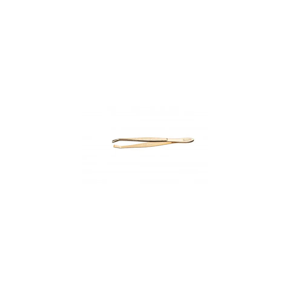 Eurostil Pinza Depilar Dorada 8cm