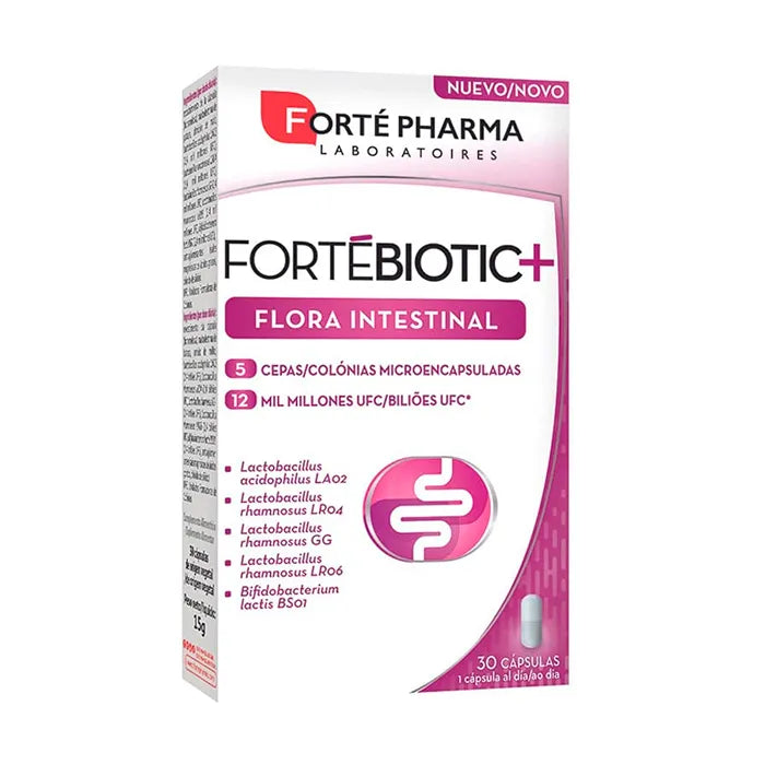 Forté Pharma Fortebiotic+ Intestinal Flora 30 Capsules 