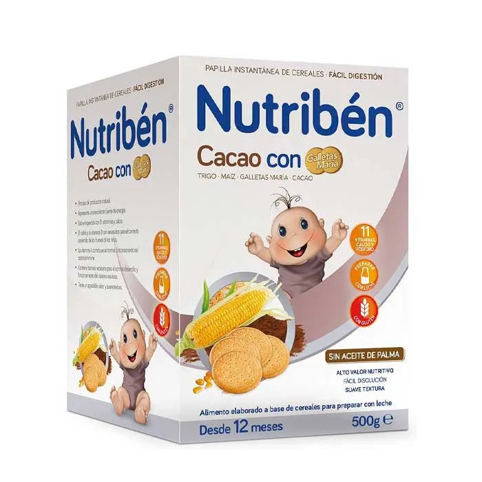 Nutribén Cocoa with Maria Cookies 500g  