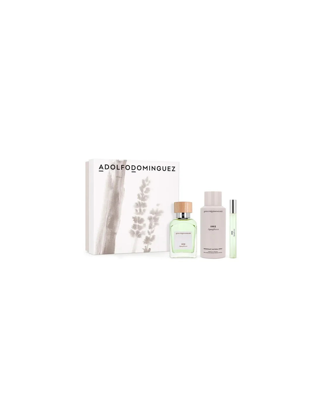 Adolfo Dominguez Estuche Agua Fresca Eau De Toilette 120ml Adolfo Domínguez Aguafresca 1993 Desodorante 150ml Agua Fresca Eau De Toilette 10ml