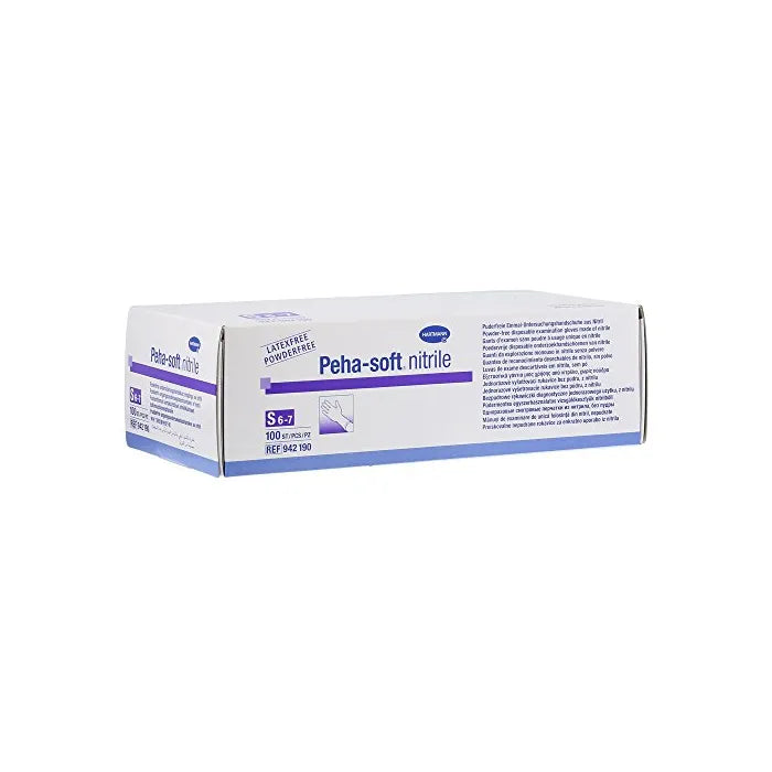 Hartmann Peha Soft Nitrile Gloves  Small Size 100 Units 