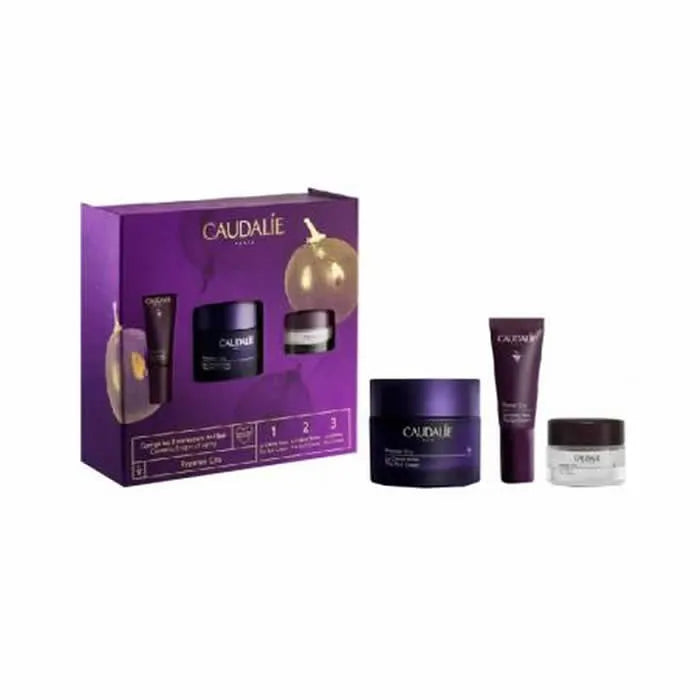 Caudalie Premier Cru Rich Cream 50ml Set 3 Pieces 