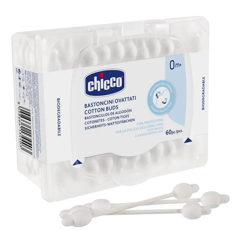Cotton Swabs with Eardrum Protection 60PCS