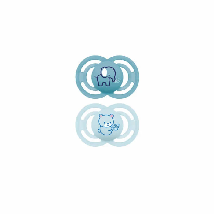 Mam Perfect +6M Silicone Pacifier Blue 2 Units