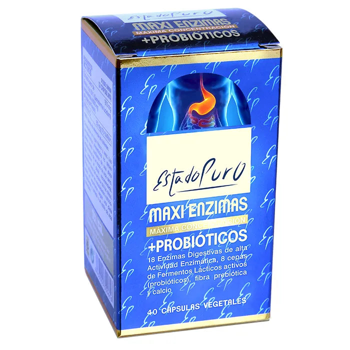 Tongil Estado Puro Maxi Enzimas Con Probioticos 40 Vcaps