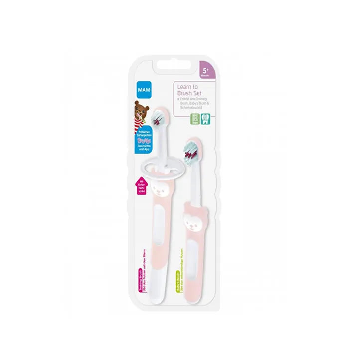 Mam Pink Learning Brush +5 Months