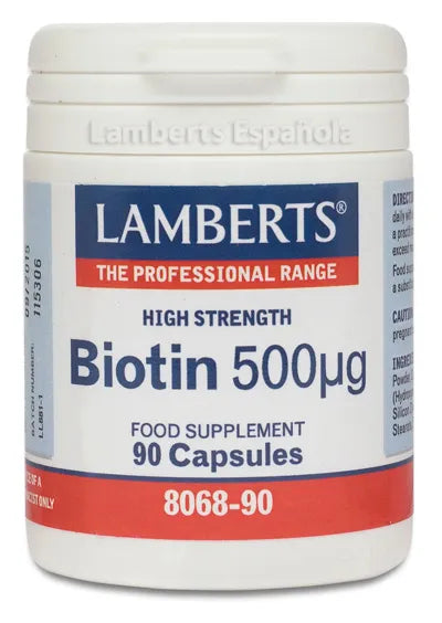 Lamberts Biotina 500-Ug 90 Caps