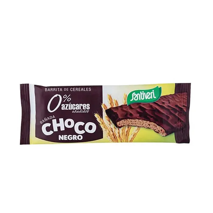 Santiveri Sugar Free Chocolate Dark Cereal Bars 12 Units