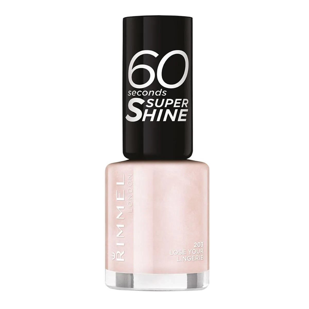 Rimmel London 60 Seconds Super Shine Nail Lacquer 203 Lose Your Lingerie 