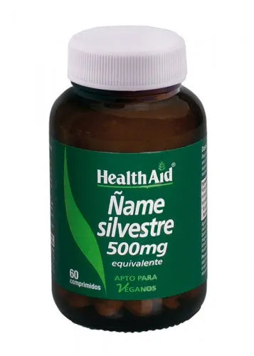 Health Aid Ñame Silvestre Wild Yam 500 Mg 60 Tabletas