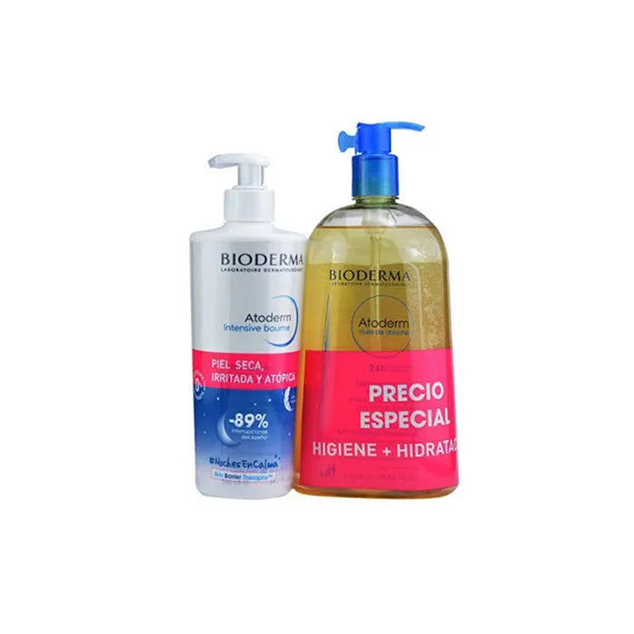 Bioderma Pack Atoderm Intensive Baume 500ml + Atoderm Shower Oil 1000ml
