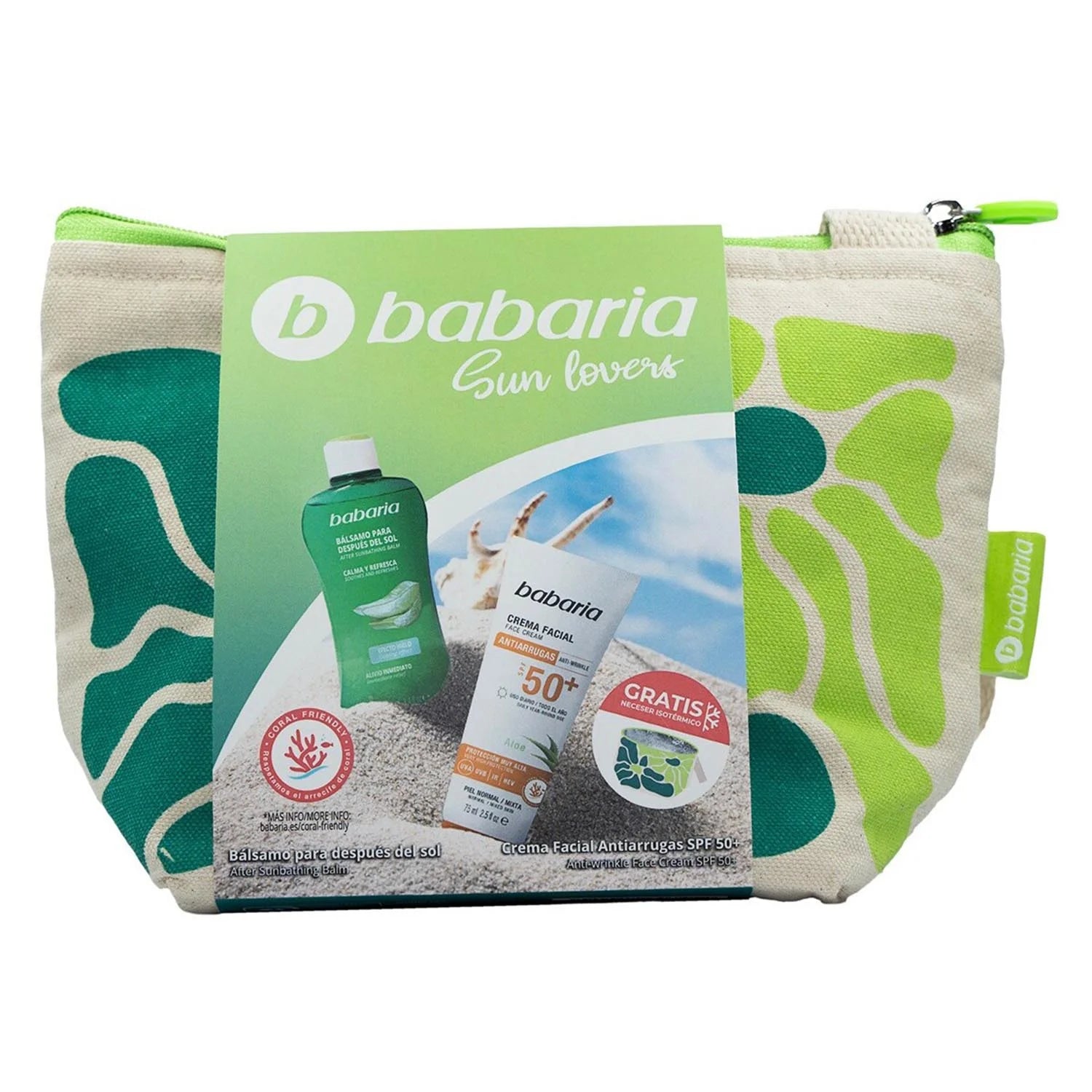 Babaria Protector Crema Facial Spf50 75ml Balsamo After Sun 1u